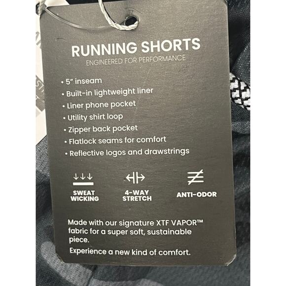 Extreme Fit Men's XTF Liner Shorts For Running & Performance Gray Camo M - Picture 5 of 12